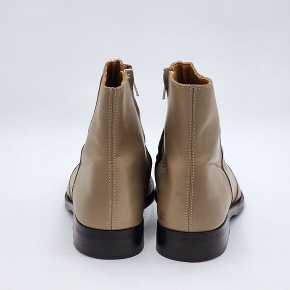 Zara Man Tan Leather Ankle Boots Men\'s Size 39 EU main image 6